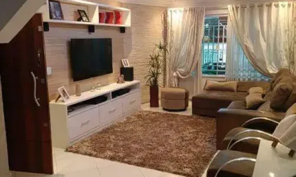 Sobrado à venda 3 quartos 1 suíte 4 vagas Novo Oratório - Santo André - SP