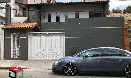 Sobrado para aluguel 3 quartos 3 suítes 8 vagas Valparaíso - Santo André - SP