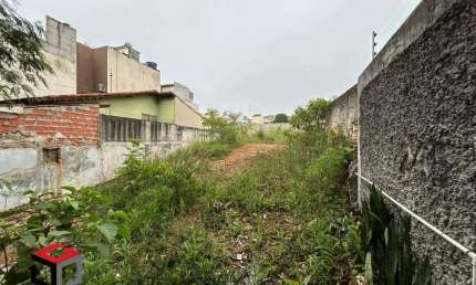Terreno à venda na Rua Abernésia, 245, Santa Maria, Santo André
