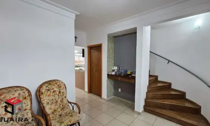 Sobrado à venda 3 quartos 1 suíte 4 vagas Santo Antônio - Santo André - SP