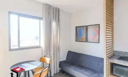 Studio Mobiliado com 28m² na Chácara Santo Antônio (Zona Sul) em São Paulo - SP