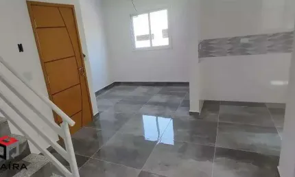 Sobrado à venda 2 quartos 1 vaga cecília maria - santo andré - sp