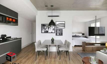 Gracioso apartamento mobiliado á venda na Cidade Monções.