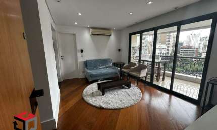 Elegante apartamento mobiliado á venda com 116m² na Vila Nova Conceição.