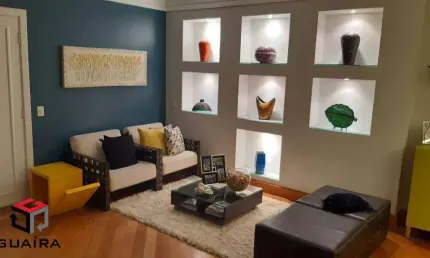 Apartamento à venda 3 quartos 3 suítes 3 vagas jardim - santo andré - sp