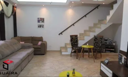Sobrado à venda 3 quartos 1 suíte 3 vagas Jaçatuba - Santo André - SP