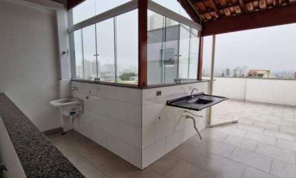 Cobertura para aluguel 2 quartos 1 vaga Humaitá - Santo André - SP