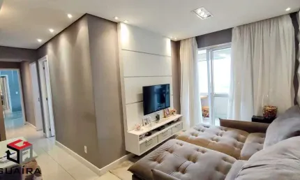 Apartamento no bairro Campestre, 3 dormitórios, sendo 1 suíte, sacada gourmet com churrasqueira.