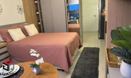 Studio locação 26m² 1 quarto TOTALMENTE MOBILIADO Vila Clementino - São Paulo