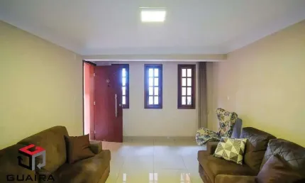 Sobrado à venda 3 quartos 1 suíte 2 vagas Jardim - Santo André - SP