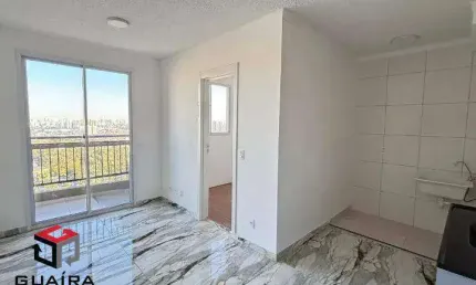 Apartamento locação 2 quartos 1 banheiro 1 vaga de garagem santa maria - santo andré - sp