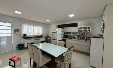 Sobrado à venda 3 quartos 1 suíte 4 vagas erasmo assunção - santo andré - sp