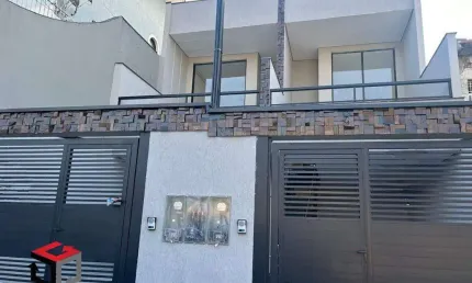 Sobrado à venda 3 quartos 1 suíte 3 vagas camilópolis - santo andré - sp