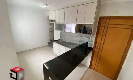 Cobertura para aluguel 2 quartos 1 suíte 1 vaga linda - santo andré - sp