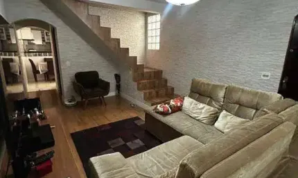 Sobrado à venda 3 quartos 1 suíte 2 vagas teles de menezes - santo andré - sp
