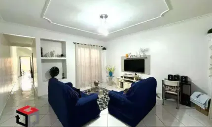 Sobrado para aluguel 3 quartos 1 suíte 2 vagas camilópolis - santo andré - sp