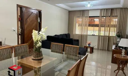 Sobrado à venda 3 quartos 1 suíte 2 vagas jardim las vegas - santo andré - sp