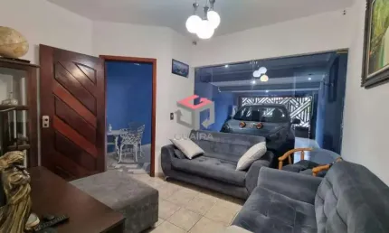 Sobrado à venda 3 quartos 1 suíte 4 vagas Santo Alberto - Santo André - SP