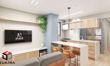 Apartamento com 50m² localizado no Bairro Campestre em Santo André/SP.