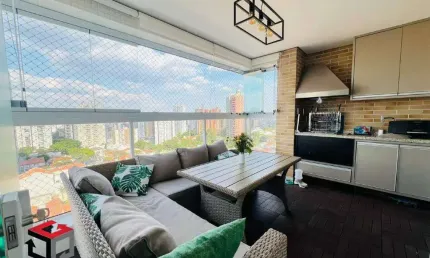 Apartamento à venda 4 quartos 2 suítes 4 vagas jardim - santo andré - sp