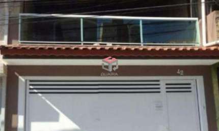 Sobrado à venda 3 quartos 1 suíte 2 vagas Santo André - Santo André - SP