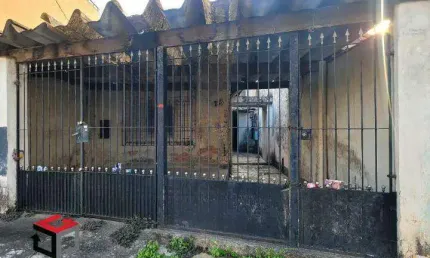 Terreno à venda na Rua Pirapora, 253, Jardim Ocara, Santo André