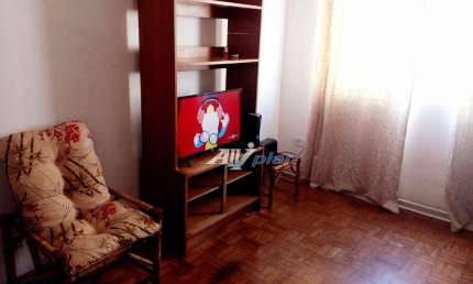 Apartamento com 1 dormitório para alugar por R$ 2.800,00/mês - Gonzaga - Santos/SP
