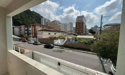 Apartamento com 3 dormitórios à venda, 88 m² por R$ 410.000,00 - Marapé - Santos/SP