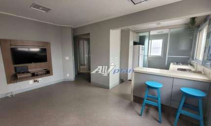Apartamento com 2 dormitórios para alugar, 65 m² por R$ 4.500/mês - Gonzaga - Santos/SP