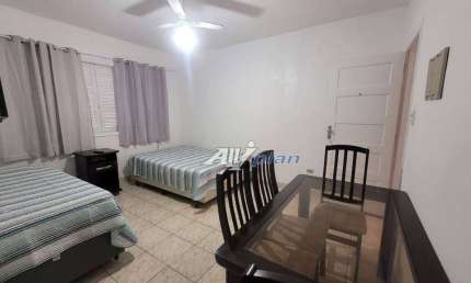 Apartamento com 1 dormitório para alugar por R$ 2.500/mês - Gonzaga - Santos/SP