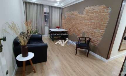 Apartamento com 2 dormitórios à venda, 75 m² por R$ 475.000 - Pompéia - Santos/SP