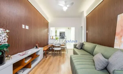 APARTAMENTO COM 2 QUARTOS, 1 SUÍTE, SALA, BANHEIRO, PORTEIRA FECHADA, 1 VAGA INSUFICIENTE