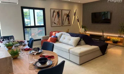 Santo André :  Apartamentos na planta Duplex e Coberturas Tríplex 2 ou 3 Vagas