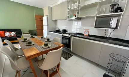 Apartamento Novo no Perequê-Mirim com 2 dormitórios,  1suíte e varanda gourmet.