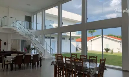 Indaiatuba - chácara a venda condomínio fechado 4 suítes - colinas de indaiatuba