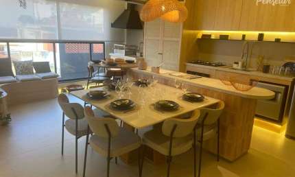 Santo André- Apartamento na planta 3 Dormitórios Suíte Lavabo 2 Vagas e Deposito