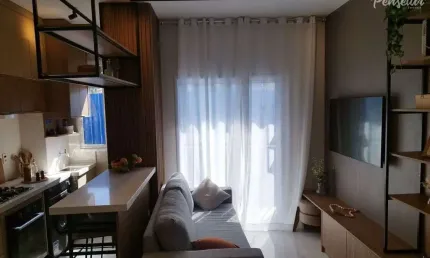 Indaiatuba - Centro : Apartamento na Planta 2 Dormitórios vaga coberta e Lazer