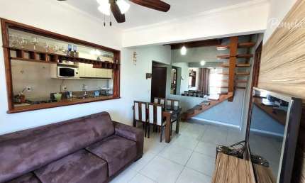 Ubatuba - Tenório: Cobertura duplex com 3 dormitórios, suíte e varanda gourmet.