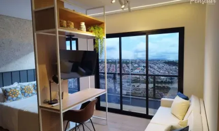 Indaiatuba - Studio na planta a venda com 1 vaga de Garagem - Jardim São Conrado