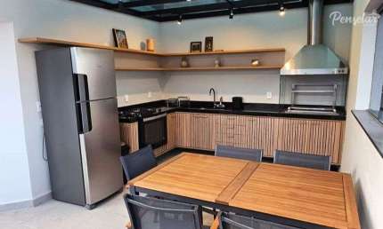 Cobertura Duplex com 2 dormitórios, suíte, varanda gourmet e 2 vagas.