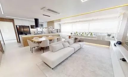 Santo andré - campestre: apartamento de alto padrão a venda com 3 suítes 3 vagas