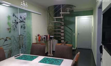 Santo André - Casa Branca: Cobertura Dúplex à Venda com 2 Dorms Suíte e Gourmet