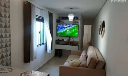 Santo André - Cobertura a venda com 100m² e Dormitórios Suíte Vaga e Mobiliada
