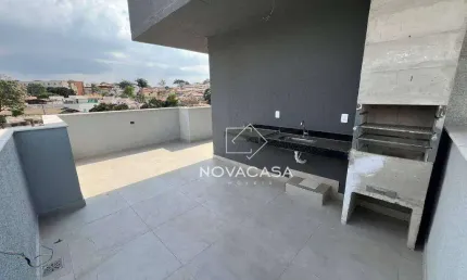 Cobertura com 3 dormitórios à venda, 92 m² por r$ 549.000,00 - copacabana - belo horizonte/mg