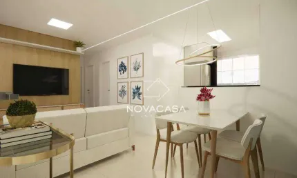 Apartamento Garden com 2 dormitórios à venda, 70 m² por R$ 214.900,00 - Porto Seguro - Ribeirão das Neves/MG