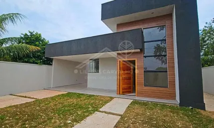 Casa para Venda em Maricá, Jardim Atlântico Leste (Itaipuaçu), 3 dormitórios, 1 suíte, 2 banheiros, 2 vagas