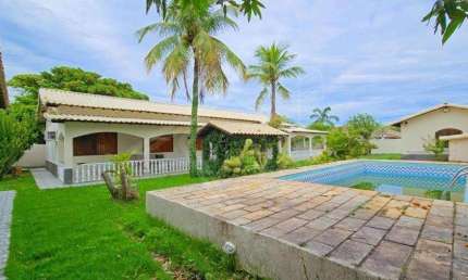 Casa para Locação em Maricá, Barra de Maricá, 3 dormitórios, 1 suíte, 3 banheiros, 4 vagas