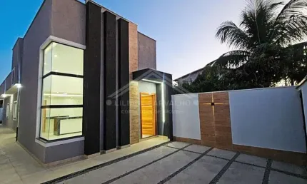 Casa para Venda em Maricá, Jardim Atlântico Central (Itaipuaçu), 3 dormitórios, 3 suítes, 4 banheiros, 1 vaga