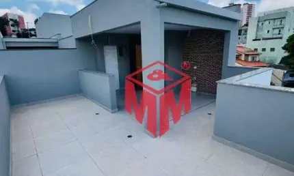 Cobertura NOVA com 2 dormitórios à venda, 95 m² por R$ 510.000 - Vila Alice - Santo André/SP