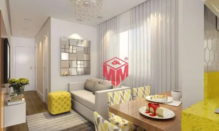 Apartamento à venda, 43 m² por r$ 309.000,00 - vila guarani - santo andré/sp